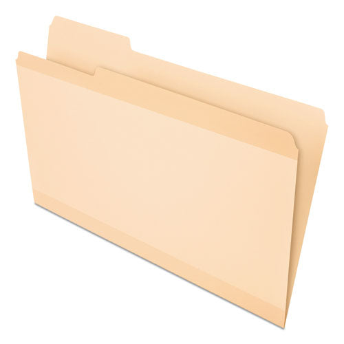 Manila File Folders, 1/3-Cut Tabs: Left Position, Legal Size, 0.75" Expansion, Manila, 24/Pack-(PFX86243)