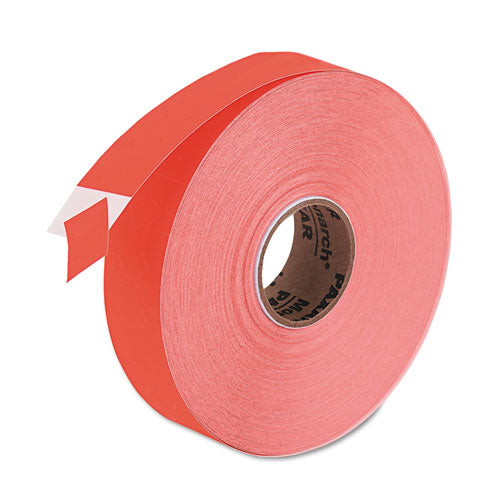 Easy-Load One-Line Labels for Pricemarker 1131, 0.44 x 0.88, Fluorescent Red, 2,500/Roll-(MNK925075)