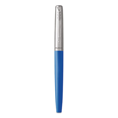 Jotter Originals Roller Ball Pen, Stick, Fine 0.5 mm, Black Ink, Blue Barrel-(PAR2096889)