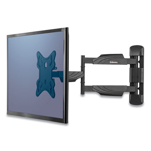 Full Motion TV Wall Mount, 16.25w x 19.75d x 17.87h, Black-(FEL8043601)