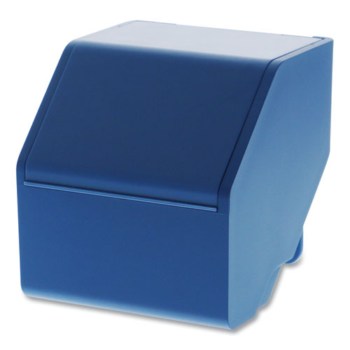 Konnect Desktop Organizer Short Storage Bin, 3.4" x 3.5" x 3.5", Blue-(BOSKTCUPBLUE)