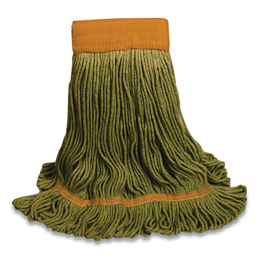 1200 Series Mop Head, PET, Large, 5" Headband, Green-(ODC1200LGR)