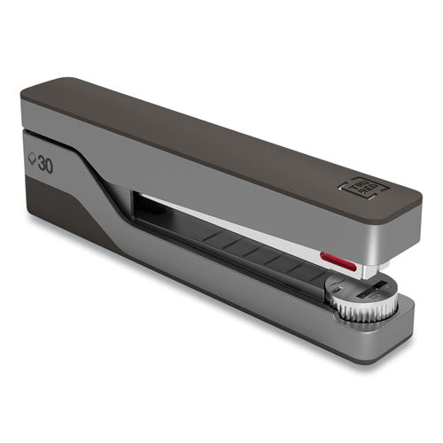 Premium Desktop Full Strip Stapler, 30-Sheet Capacity, Gray/Black-(TUD24418173)