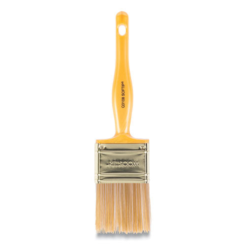 Softip Paint Brush, Nylon/Polyester Bristles, 2" Wide, Flat Profile, Plastic Kaiser Handle-(WBC0Q31080020)