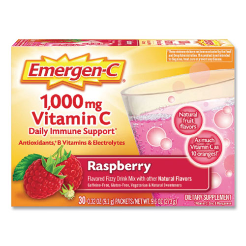 Original Formula, Raspberry, 0.32 oz Packet, 30 Packets/Box-(PFYCS130201BX)