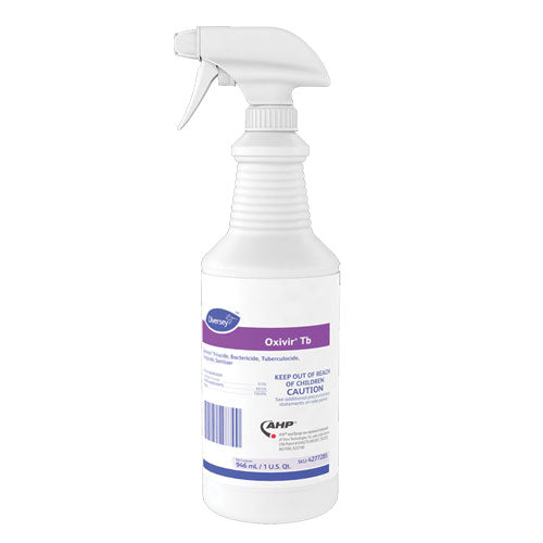 Oxivir TB One-Step Disinfectant Cleaner, 32 oz Bottle, 12/Carton-(DVO4277285)