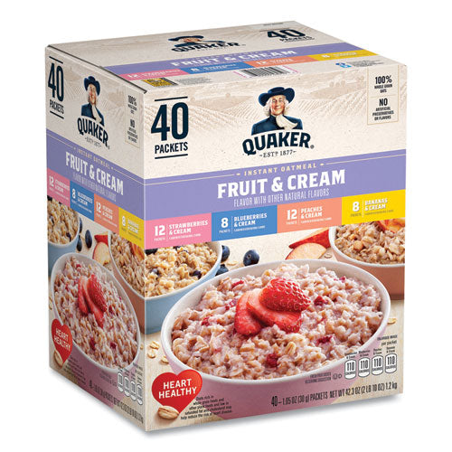 Instant Oatmeal, Assorted Varieties, 1.05 oz Packet, 40/Box, Ships in 1-3 Business Days-(GRR22001144)