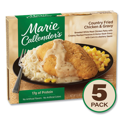 Country Fried Chicken and Gravy, 13.1 oz Bowl, 5/Pack, Ships in 1-3 Business Days-(GRR90300169)