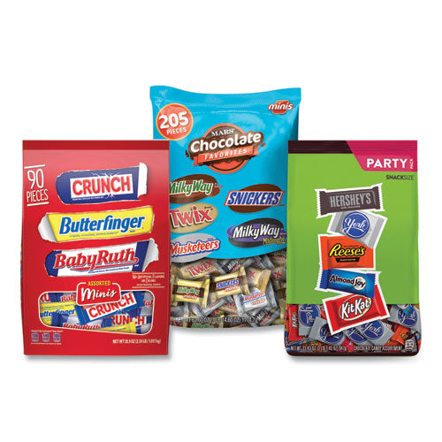 All Time Favorites Minis Mix, Hersheys/Mars/Nestle, 8.84 lbs Total, 3 Bag Bundle, Ships in 1-3 Business Days-(GRR600B0005)