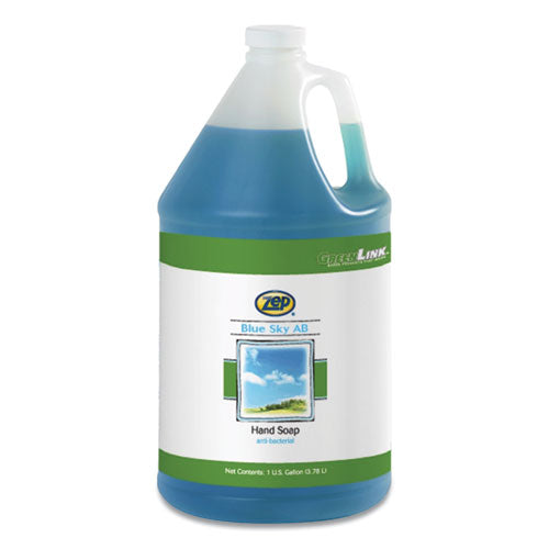 Blue Sky AB Antibacterial Foam Hand Soap, Clean Open Air, 1 gal Bottle, 4/Carton-(ZPP332124)