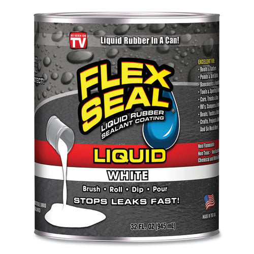 Liquid Rubber, 32 oz Can, White-(FSGLFSWHTR32)