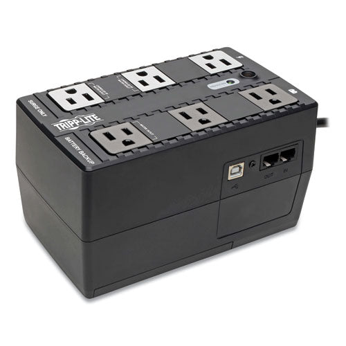 ECO Series Energy-Saving Standby UPS, 6 Outlets, 350 VA, 316 J-(TRPECO350UPS)