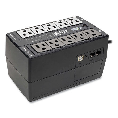 ECO Series Energy-Saving Standby UPS, 10 Outlets, 550 VA, 316 J-(TRPECO550UPS)