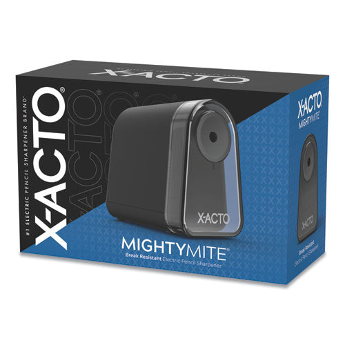 Model 19501 Mighty Mite Home Office Electric Pencil Sharpener, AC-Powered, 3.5 x 5.5 x 4.5, Black/Gray/Smoke-(EPI19501X)