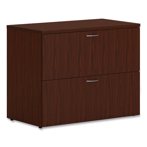 Mod Lateral File, 2 Legal/Letter-Size File Drawers, Traditional Mahogany, 36" x 20" x 29"-(HONLLF3620L2LT1)