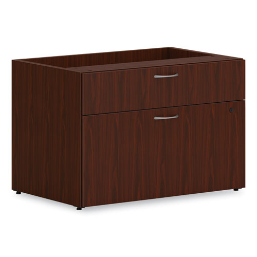 Mod Low Personal Credenza, 30w x 20d x 21h, Traditional Mahogany-(HONLCL3020BFLT1)