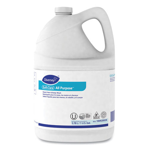 Soft Care All Purpose Liquid, Gentle Floral, 1 gal Bottle, 4/Carton-(DVO100920026)