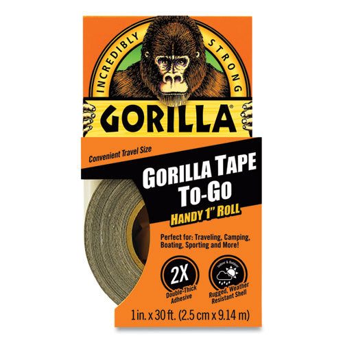 Gorilla Tape, 1.5" Core, 1" x 10 yds, Black-(GOR6100109)