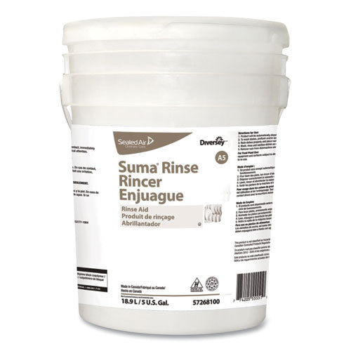 Suma Rinse A5 Rinse Aid, 5 gal Pail-(DVO57268100)