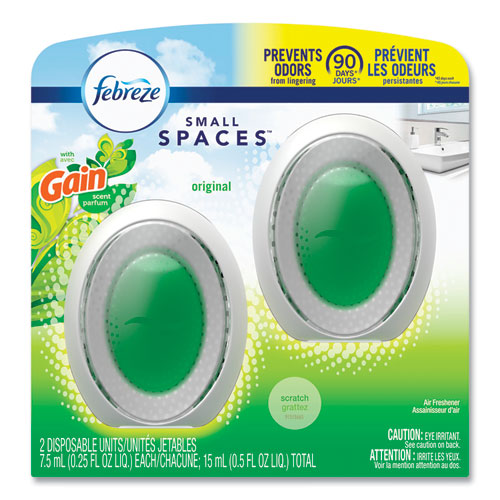 smallSPACES, Gain Original Scent, 7.5 mL Cartridge, 2/Pack-(PGC93330EA)