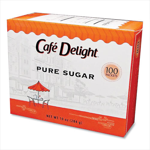 Pure Sugar Packets, 0.10 oz Packet, 100 Packets/Box-(DXC23310)