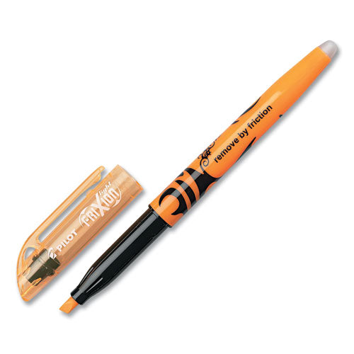 FriXion Light Erasable Highlighter, Orange Ink, Chisel Tip, Orange/Black Barrel, Dozen-(PIL46504DZ)