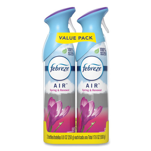 AIR, Spring and Renewal, 8.8 oz Aerosol Spray, 2/Pack-(PGC97805PK)