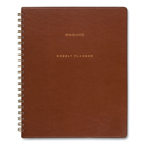 Signature Collection Academic Weekly/Monthly Planners, 11.5 x 8, Distressed Brown Cover, 13-Month (July-July): 2022-2023-(AAGYP905A09)