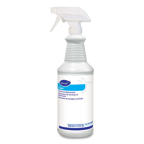 Crew Tile and Grout Rejuvenator, 32 oz Spray Bottle, 12/Carton-(DVO101104392)