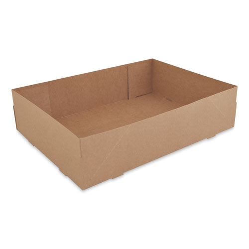 Kraft Donut Trays, 13.5 x 9.88 x 3.38, Brown, Paper, 150/Carton-(SCH1268)