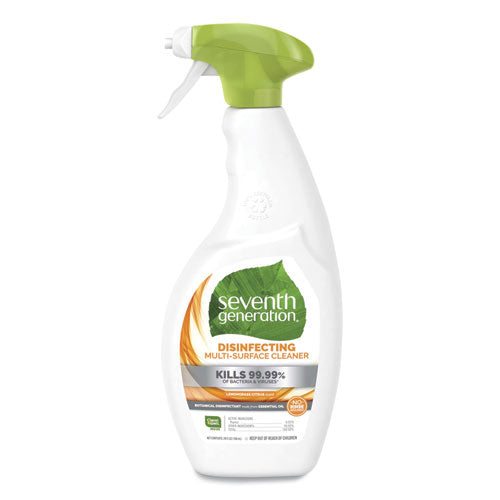 Botanical Disinfecting Multi-Surface Cleaner, 26 oz Spray Bottle, 8/Carton-(SEV22810CT)