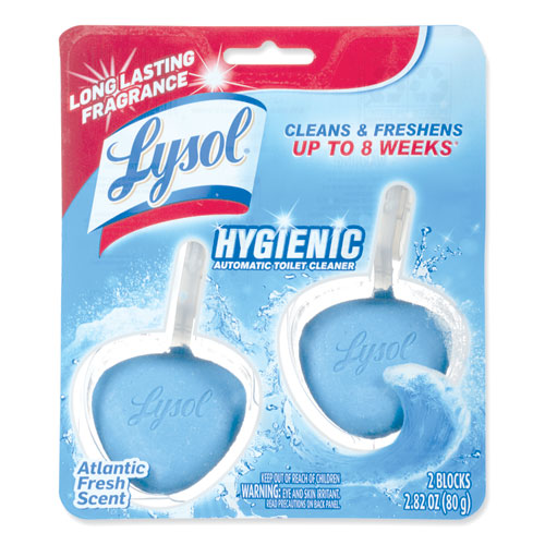 Hygienic Automatic Toilet Bowl Cleaner, Atlantic Fresh, 2/Pack-(RAC83721)