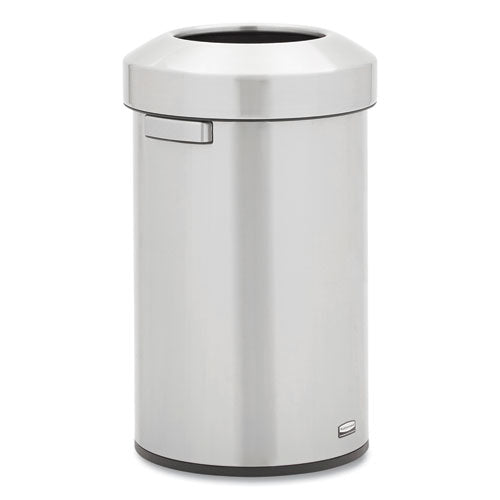 Refine Series Waste Receptacle, 16 gal, Plastic/Stainless Steel-(RCP2147583)