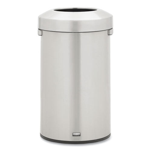 Refine Series Waste Receptacle, 23 gal, Plastic/Stainless Steel-(RCP2147584)