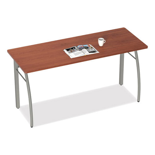 Trento Line Rectangular Desk, 59.13" x 23.63" x 29.5", Cherry-(LITTR742CH)