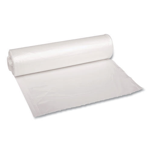 Recycled Low-Density Polyethylene Can Liners, 33 gal, 1.4 mil, 33" x 39", Clear, 10 Bags/Roll, 10 Rolls/Carton-(BWK534)