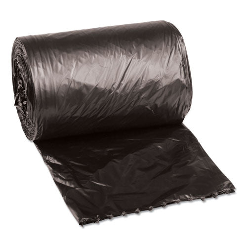 Low-Density Waste Can Liners, 4 gal, 0.35 mil, 17" x 17", Black, 50 Bags/Roll, 20 Rolls/Carton-(BWK1717L)