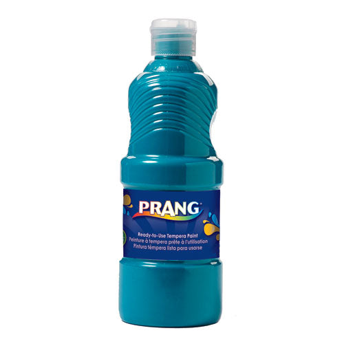 Ready-to-Use Tempera Paint, Turquoise Blue, 16 oz Dispenser-Cap Bottle-(DIXX21619)