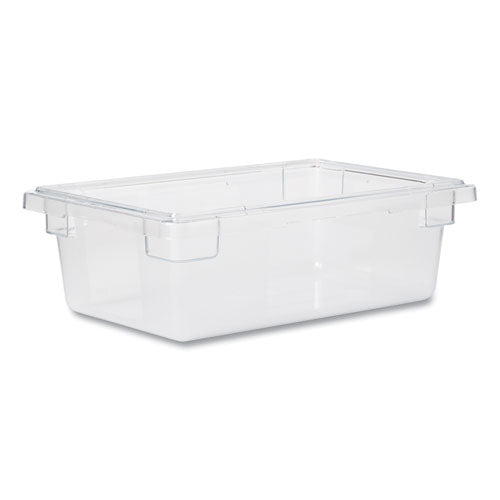 Food/Tote Boxes, 3.5 gal, 18 x 12 x 6, Clear, Plastic-(RCP3309CLE)