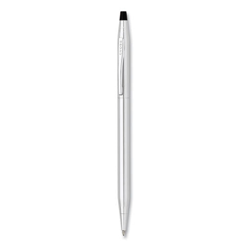 Classic Century Twist-Action Ballpoint Pen, Retractable, Medium 1 mm, Black Ink, Chrome Barrel-(CRO3502)