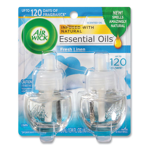 Scented Oil Refill, Fresh Linen, 0.67 oz, 2/Pack-(RAC82291PK)