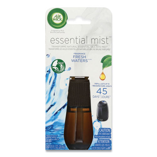 Essential Mist Refill, Fresh Water Breeze, 0.67 oz Bottle, 6/Carton-(RAC98554)