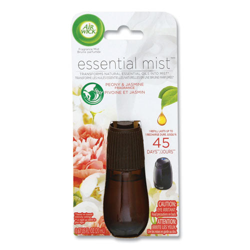 Essential Mist Refill, Peony and Jasmine, 0.67 oz Bottle, 6/Carton-(RAC98555)