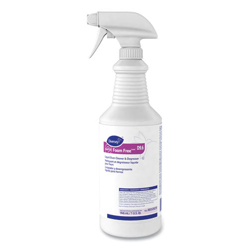 Suma Foam Free D9.6 Liquid Oven Cleaner and Degreaser, 32 oz Bottle, 12/Carton-(DVO903529270)