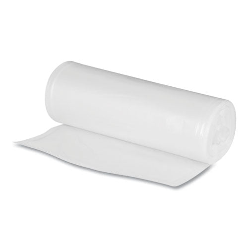 Recycled Low-Density Polyethylene Can Liners for Slim Jim Containers, 23gal, 1mil, 28" x 45", Clear,15 Bags/Roll, 10 Rolls/CT-(BWKSJ2845C)