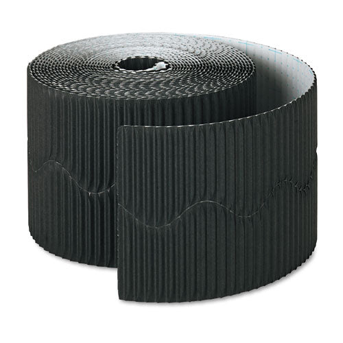 Bordette Decorative Border, 2.25" x 50 ft Roll, Black-(PAC37306)