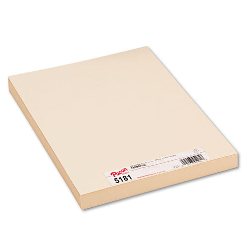 Medium Weight Tagboard, 12 x 9, Manila, 100/Pack-(PAC5181)