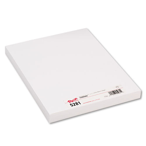 Medium Weight Tagboard, 12 x 9, White, 100/Pack-(PAC5281)