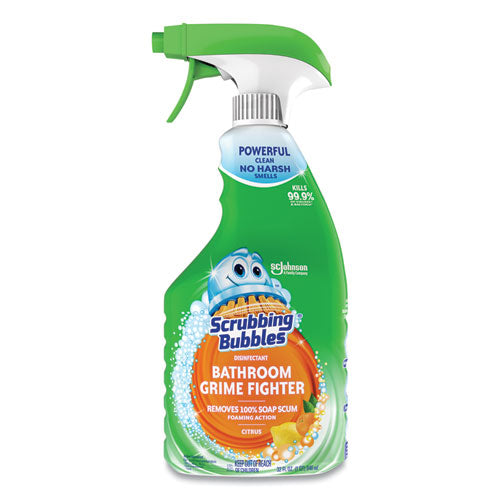 Multi Surface Bathroom Cleaner, Citrus Scent, 32 oz Spray Bottle, 8/Carton-(SJN306111)