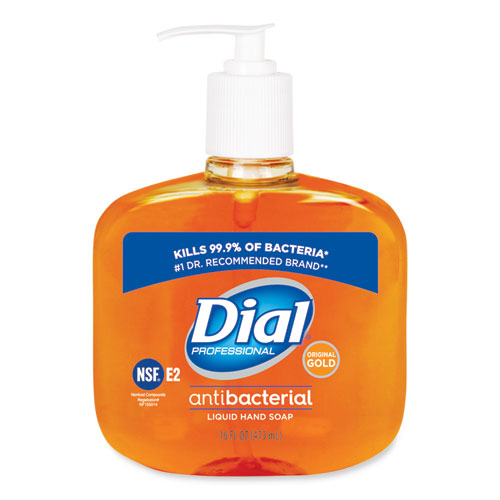 Gold Antibacterial Liquid Hand Soap, Floral, 16 oz Pump-(DIA80790EA)